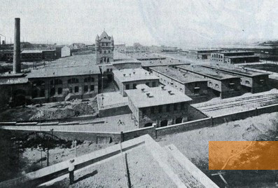 Image: Düsseldorf, around 1900, View of the slaughterhouse premises, Architekten- und Ingenieurverein zu Düsseldorf: Düsseldorf und seine Bauten, Verlag L. Schwann, Düsseldorf 1904