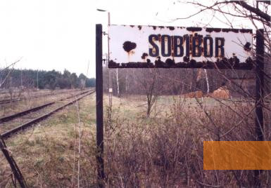 Image: Sobibór, undated, Train station of the former extermination camp, Ronnie Golz