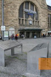 Image: Bielefeld, 2012, Memorial at the main station, Stadtarchiv Bielefeld