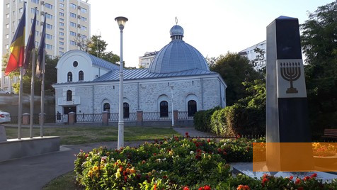 Image: Iaşi, 2019, The memorial in front of the Great Synagogue, Stiftung Denkmal