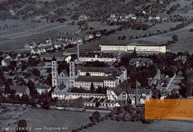 Bild:Ravensburg-Weißenau, 1930er Jahre, Weißenau mit der Heilanstalt, Stadtarchiv Ravensburg