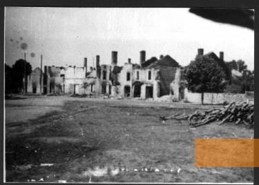 Image: Oradour-sur-Glane, 1944, The village a few days after the massacre, Yad Vashem