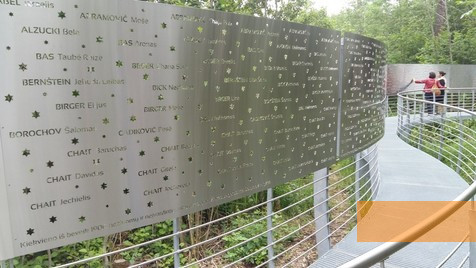 Image: Biržai, 2019, View of the memorial with the names of 522 victims, lzb.lt