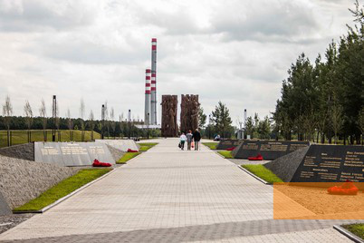 Image: Maly Trostenez, 2015, »Path of Remembrance« on the former camp premises, IBB Minsk