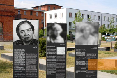 Bild:Berlin-Rummelsburg, 2015, Kurzbiographien von Insassen in der NS-Zeit, Stiftung Denkmal
