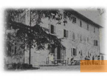 Bild:Civitella in Val di Chiana, 1943, »Villa Oliveto« zur Zeit der Internierungen, Biblioteca comunale di Civitella in Val di Chiana