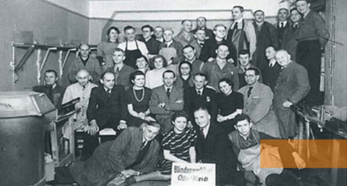 Image: Berlin, 1941, The workshop employees, Museum Blindenwerkstatt Otto Weidt