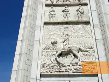 Image: Prokhorovka, 2008, Relief of General Zhukov on the victory bell, Adam Jones, Ph.D./Global Photo Archive