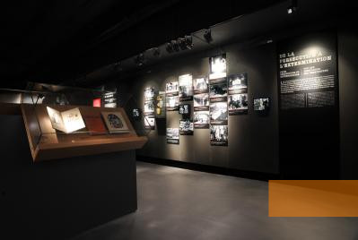 Image: Caen, undated, View of the exhibition: genocide, mass violence and the annihilation of European Jewry, Le Mémorial de Caen