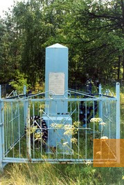 Image: Gomel, 2004, Memorial from the 1990s at the Jewish cemetery, Stiftung Denkmal