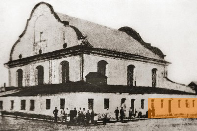Image: Slutsk, undated, Synagogue at the beginning of the 20th century, public domain