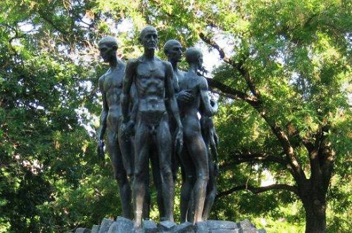Odessa, 2012, Detailaufnahme des Holocaustdenkmals, Klaus Weigelt