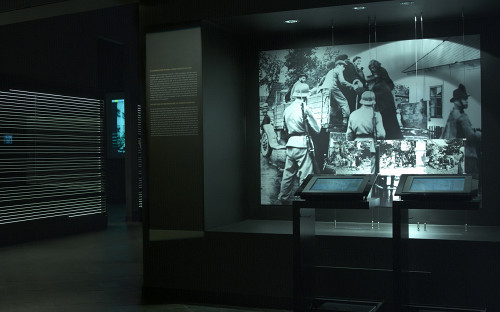 Budapest, 2005, Blick in die Dauerausstellung, Holokauszt Emlékközpont