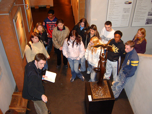 Stadtallendorf, 2006, Ausstellungsbereich im Dokumentations- und Informationszentrum, DIZ Stadtallendorf