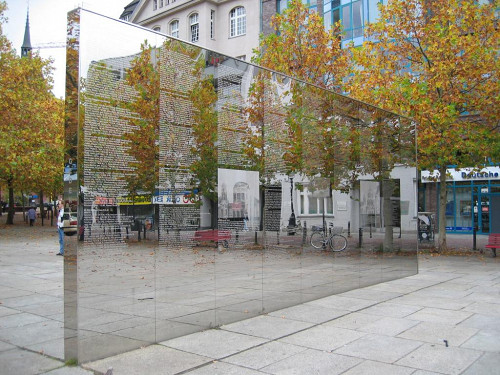 Berlin, 2005, Steglitzer Spiegelwand, Stiftung Denkmal