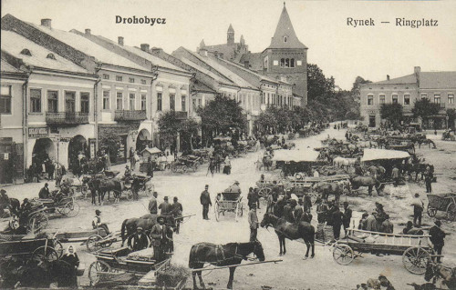 Drohobytsch, um 1905, Ansichtskarte, Tomasz Wiśniewski