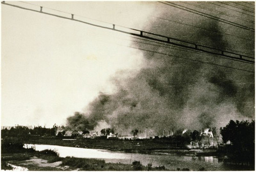 Slonim, 1942, Brand des slonimer Ghettos, gemeinfrei