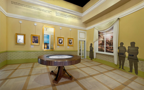 Warschau, 2014, Ansicht der Dauerausstellung: »Begegnungen mit der Moderne«, Muzeum Historii Zydów Polskich POLIN, M. Starowieyska, D. Golik