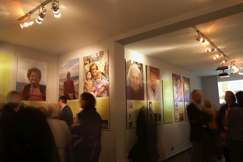 Oświęcim, 2012, Ansicht der Sonderausstellung »Neues Leben«, Centrum Żydowskie w Oświęcimiu