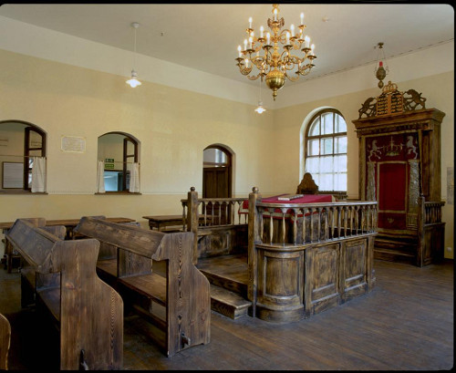 Oświęcim, 2009, Innenansicht der Chewra-Lomdei-Meshnajot-Synagoge, Centrum Żydowskie w Oświęcimiu