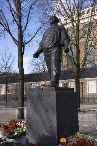 Amsterdam, 2008, Denkmal des Dockarbeiters, Maurice Mol