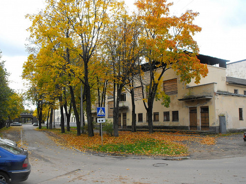 Witebsk, 2012, Ansicht des »Klubs der Metallisten«, Avner