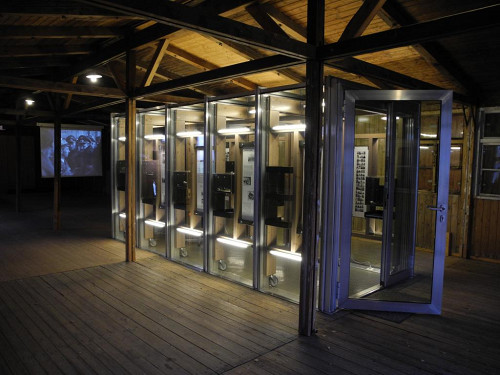 Zeithain, 2003, Blick in die Ausstellung, Gedenkstätte Ehrenhain Zeithain