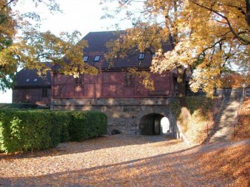 Oslo, 2003, Außenansicht des Norwegischen Widerstandsmuseums, Norges Hjemmefrontmuseum