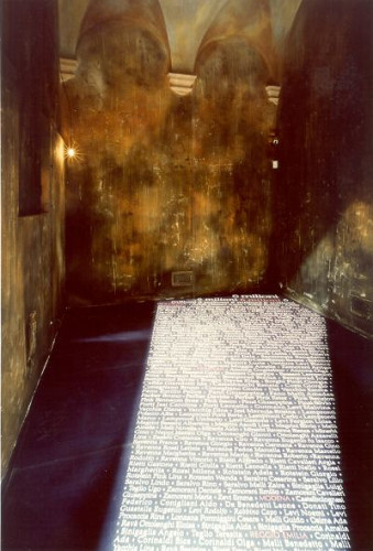 Bologna, o.D., Blick in die Ausstellung, Museo Ebraico di Bologna