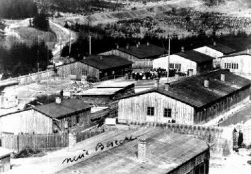 Hodonin, um 1943, Baracken im »Zigeunerlager Hodonin«, Archiv Muzea romské kultury