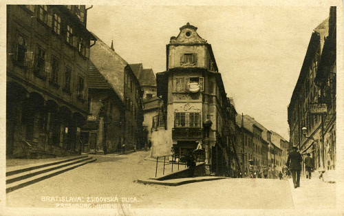 Pressburg, um 1930, Im Jüdischen Viertel, Stiftung Denkmal