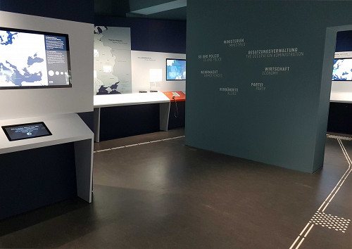 Berlin, 2020, Blick in die Dauerausstellung, Gedenkstätte Haus der Wannsee-Konferenz, Svea Hammerle