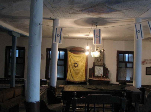 Berschad, o.D., Innenansicht der Synagoge, Jewgennij Schnajder