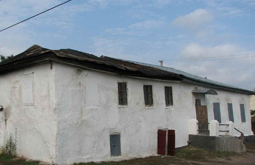 Berschad, o.D., Außenansicht der Synagoge, Jewgennij Schnajder