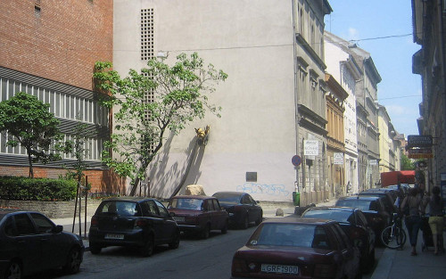 Budapest, 2010, Carl-Lutz-Denkmal und Umgebung, Stiftung Denkmal