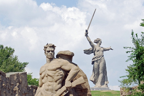 Wolgograd, 2011, Monumentale Skulpturen auf dem Mamajew-Hügel, Rob Atherton - www.bbmexplorer.com