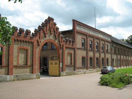 Osthofen, 2008, Außenansicht der Gedenkstätte, NS-Dokumentationszentrum Rheinland-Pfalz / Gedenkstätte KZ Osthofen