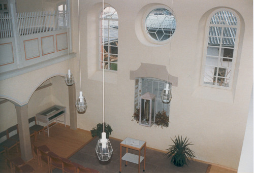 Wenkheim, o.D., Innenansicht der ehemaligen Synagoge, Klaus Reinhart