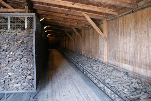 Lublin, 2009, Baracke mit Schuhen, Thorbjörn Hoverberg