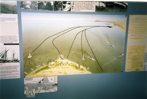 Gilleleje, 2000, Exponat im Museum: Fluchtrouten nach Schweden 1943, Mogens  Wulff
