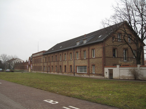 Osthofen, 2011, Außenansicht der Gedenkstätte, NS-Dokumentationszentrum Rheinland-Pfalz / Gedenkstätte KZ Osthofen