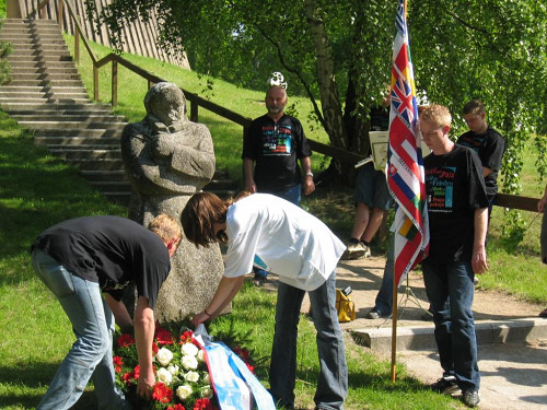 Kamminke, 2006, Gedenkfeier an der Kriegsgräberstätte Golm, Archiv Volksbund Deutsche Kriegsgräberfürsorge e.V.