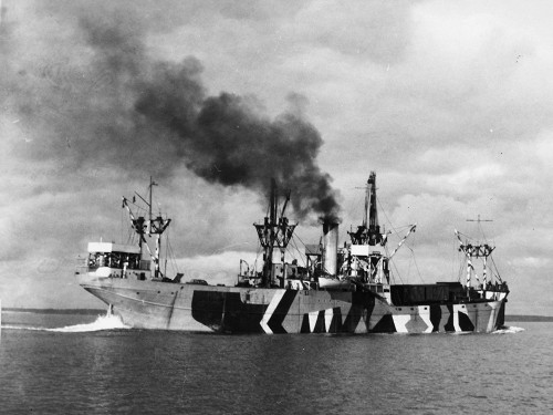 o.O., o.D., Die SS »Hohenhörn«, mit der die acht Flüchtlinge nach Estland verschleppt wurden, WSOY – Oppimateriaaliyksikkö Kuva-arkistonhoitaja