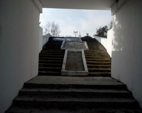 Riwne, o.D., Treppe, Objedinennaja ewrejskaja obschtschina ukrainy
