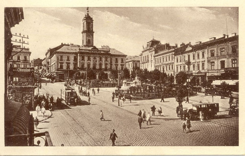 Czernowitz, um 1900, Historische Ansicht des Rathauses, Bildarchiv Helmut Kusdat, Wien
