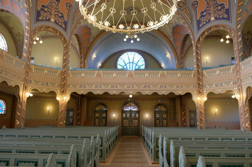 Subotica, 2019, Innenansicht der Synagoge, Attila Rajnai