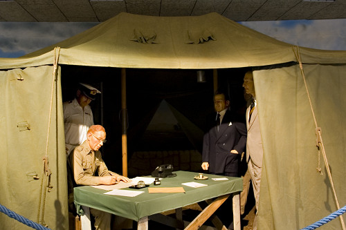 Catania, o.D., Nachstellung des Waffenstillstandes zwischen Italien und den Alliierten, Museo dello sbarco in Sicilia