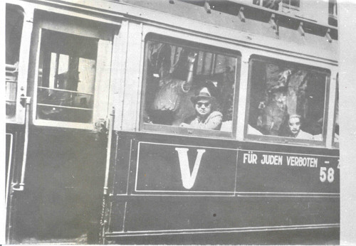 Belgrad, 1941, Straßenszene in der besetzten Stadt, Jevrejski istorijski muzej
