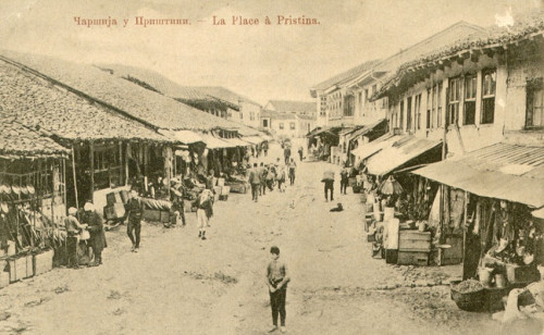 Priština, o.D., Historische Postkarte, Stiftung Denkmal