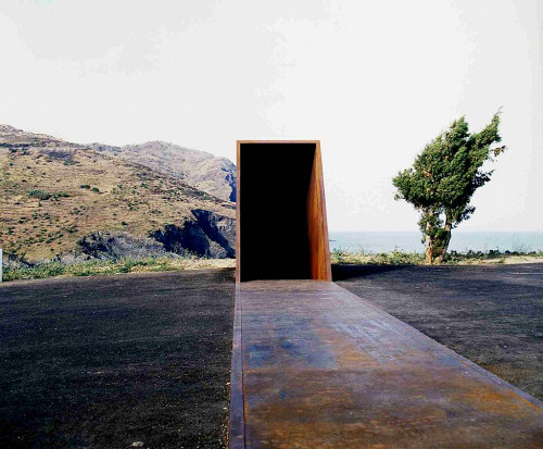Portbou, 1995, Eingang zum Korridor, Frank Mihm